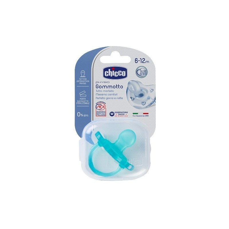 Chicco Gommotto In Silicone Boy 6-16 Mesi 1 Pezzo