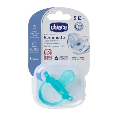 Chicco Gommotto In Silicone Boy 6-16 Mesi 1 Pezzo