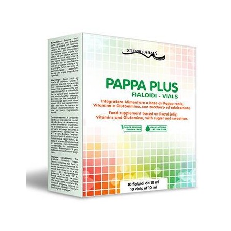 Sterilfarma Pappa Plus 10 Fialoidi Da 10 Ml