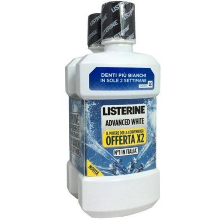 Johnson & Johnson Listerine Advance White 500 Ml X 2 Pezzi