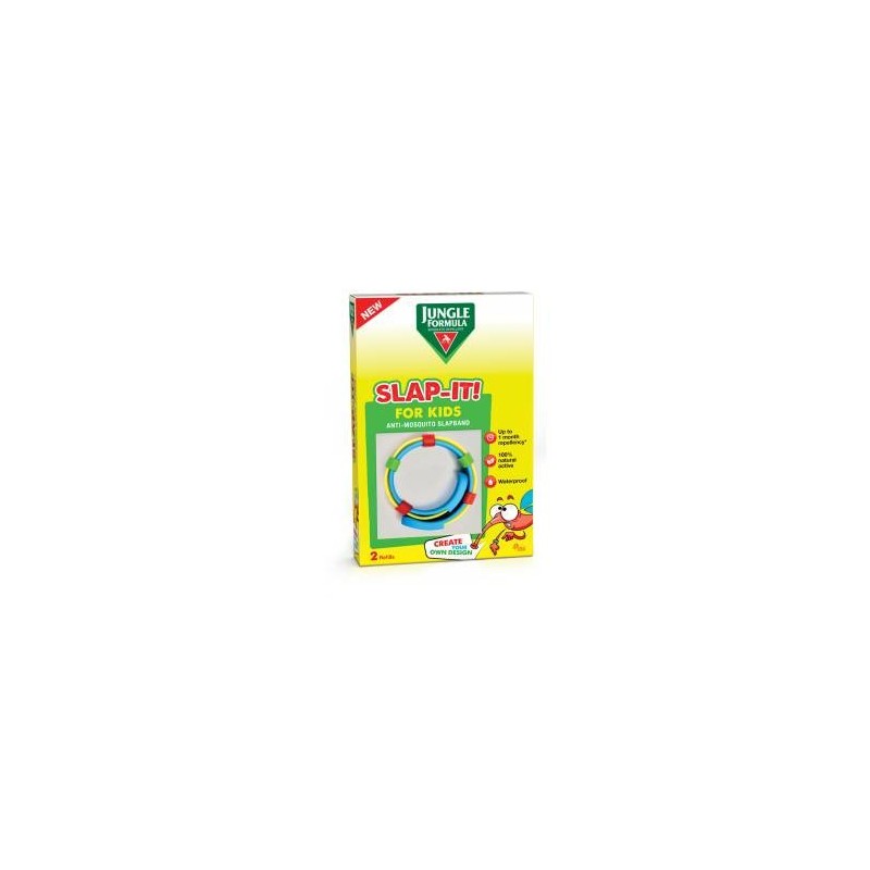 Perrigo Italia Jungle Formula Slap-it Braccialetto Anti-zanzare Per Bambini+ 2 Ricariche