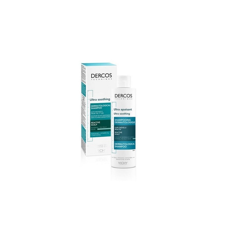 Vichy Dercos Shampo Ultralenitivo Grassi 200 Ml