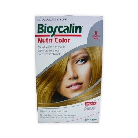 Giuliani Bioscalin Nutri Color 8 Biondo Chiaro Sincrob 124 Ml