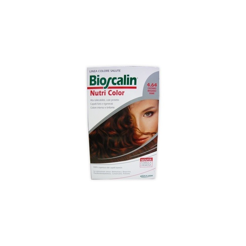 Giuliani Bioscalin Nutri Color 4,64 Castano Mogano Rame 124 Ml