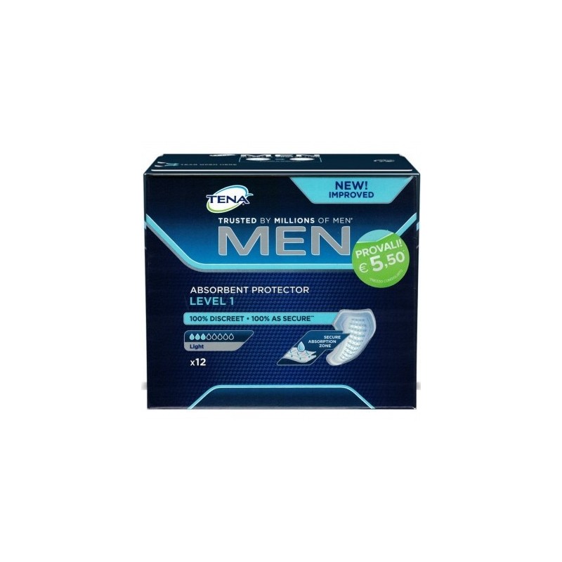 Essity Italy Pannolone Sagomato Tena Men Level 1 12 Pezzi