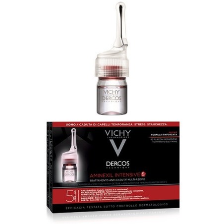 Vichy Dercos Aminexil Fiale 42 Uomo 6 Ml