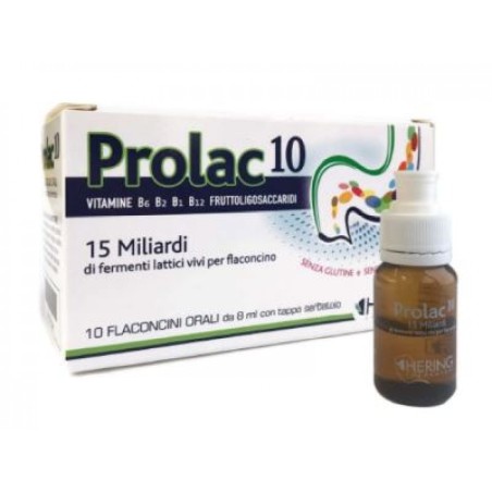 Hering Prolac10 Fermenti Lattici 15 Miliardi 10 Flaconcini 8 Ml