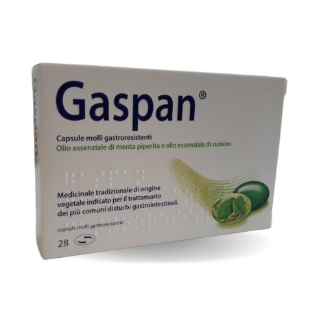 Dr. Willmar Schwabe Gmbh&co. Kg Gaspan Capsule Molli Gastroresistenti Olio Essenziale Di Menta Piperita E Olio Essenziale Di Cum