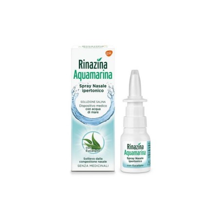 Haleon Italy Rinazina Aquamarina Spray Nasale Ipertonico Con Eucalipto 20 Ml