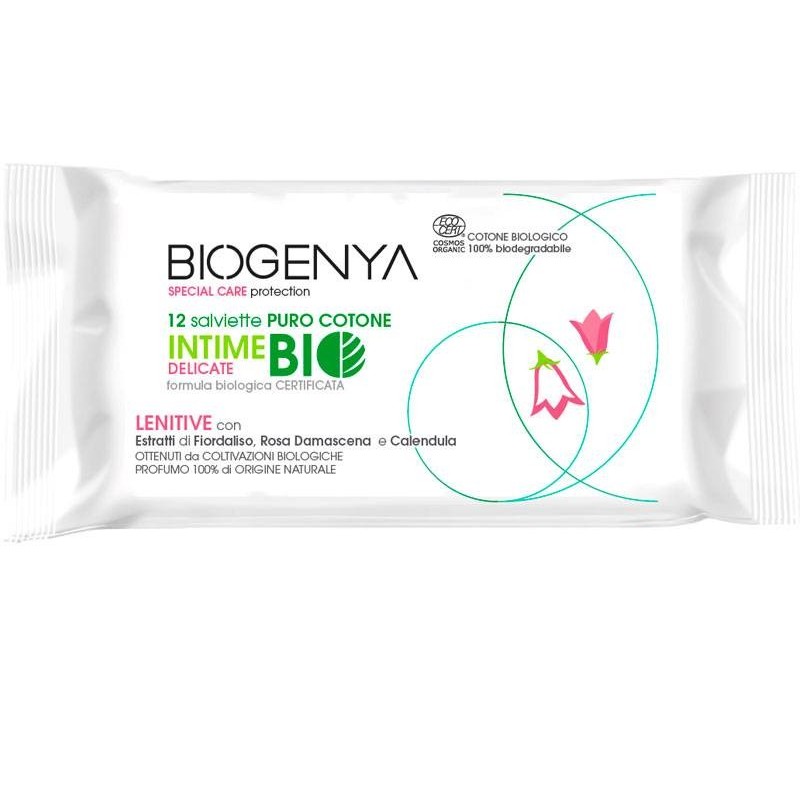 Diva International Biogenya Oed Salviette Intime Cotone Bio Delicata 12 Pezzi