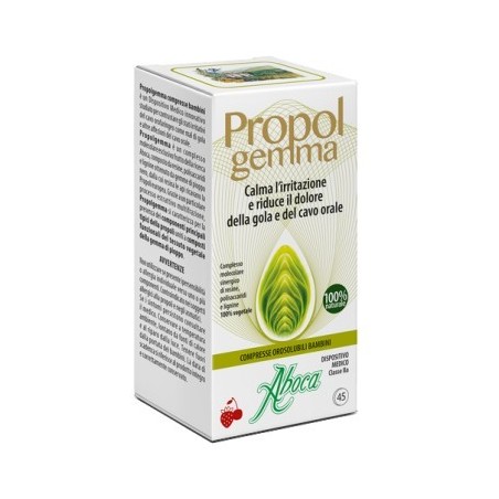 Aboca Societa' Agricola Propolgemma Bambini 45 Compresse Orosolubili 480 Mg