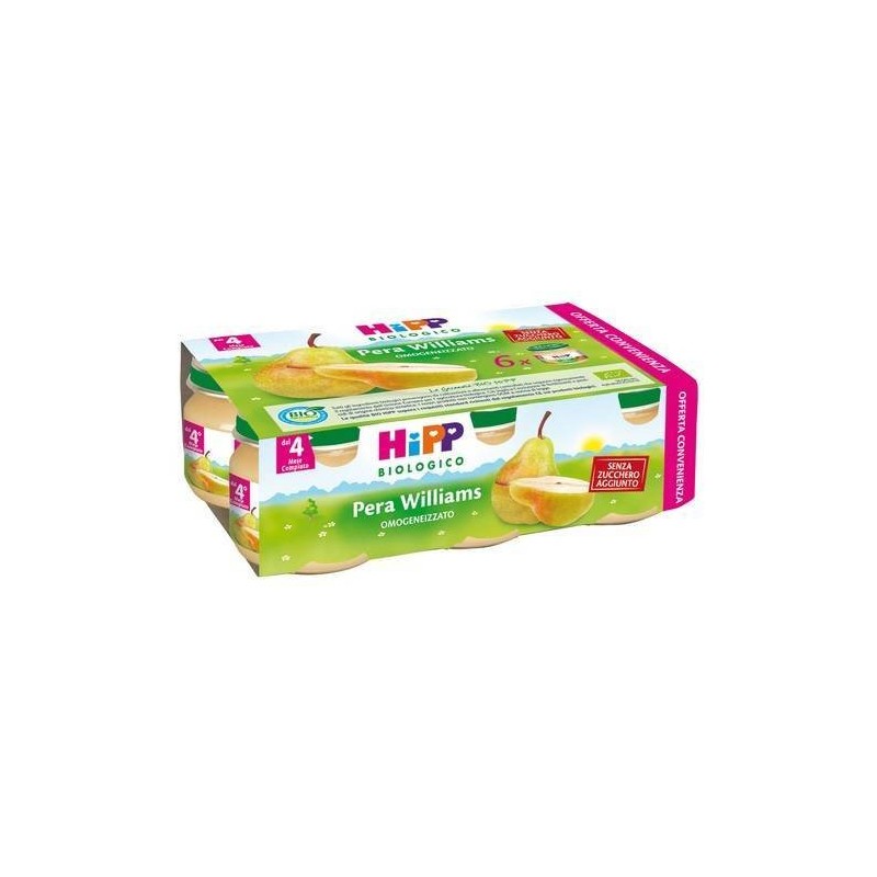 Hipp Italia Hipp Bio Omogeneizzato Pera Williams 6x80 G