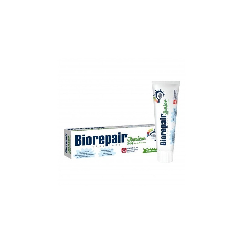 Coswell Biorepair Oral Care Junior 6-12 Anni Dentifricio Protezione Anti Carie Smalto Neoformato Alla Menta Delicata 75 Ml