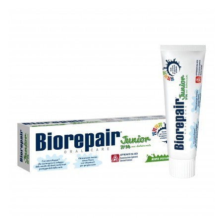 Coswell Biorepair Oral Care Junior 6-12 Anni Dentifricio Protezione Anti Carie Smalto Neoformato Alla Menta Delicata 75 Ml