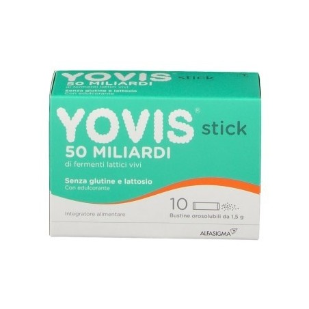 Alfasigma Yovis Stick 10 Bustine Da 1,5 G