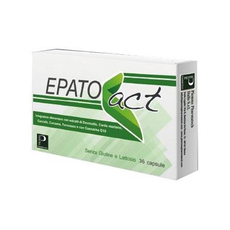 Piemme Pharmatech Italia Epatoact 36 Capsule 500 Mg