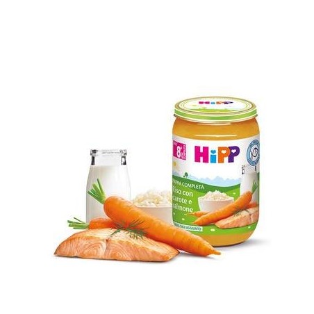 Hipp Italia Hipp Pappa Pronta Riso Carote Salmone 220 G