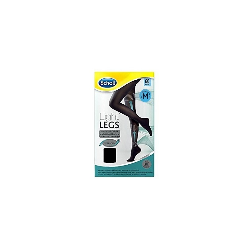 Dr. Scholl's Div. Rb Healthcare Scholl Lightlegs 60 Denari Taglia M Colore Nero 1 Paio