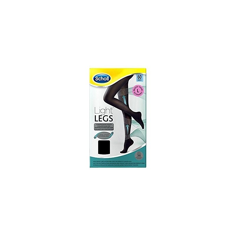 Dr. Scholl's Div. Rb Healthcare Scholl Lightlegs 60 Denari Taglia L Colore Nero 1 Paio