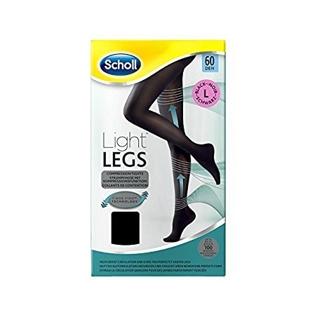 Dr. Scholl's Div. Rb Healthcare Scholl Lightlegs 60 Denari Taglia L Colore Nero 1 Paio