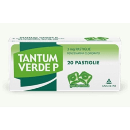 Angelini Tantum Verde Antisettico Pastiglie Gusto Menta Medicinale Equivalente