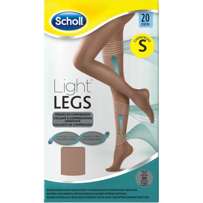 Dr. Scholl's Div. Rb Healthcare Scholl Lightlegs 20 Denari Taglia S Colore Nude 1 Paio