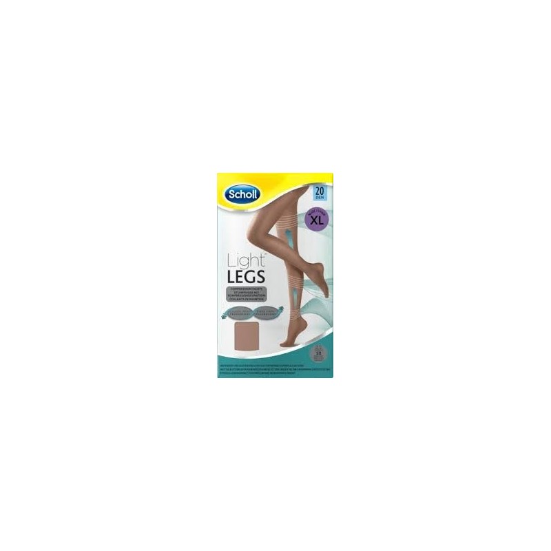 Dr. Scholl's Div. Rb Healthcare Scholl Lightlegs 20 Denari Taglia Xl Colore Nude 1 Paio