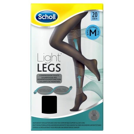 Dr. Scholl's Div. Rb Healthcare Scholl Lightlegs 20 Denari Taglia M Colore Nero 1 Paio