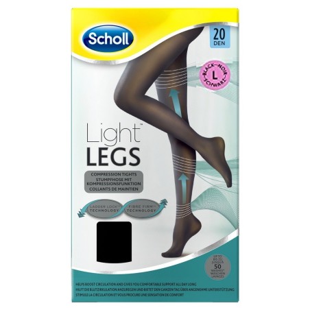 Dr. Scholl's Div. Rb Healthcare Scholl Lightlegs 20 Denari Taglia L Colore Nero 1 Paio