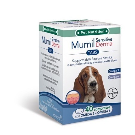 Elanco Italia Murnil Sensitive Derma Tabs Barattolo 40 Compresse