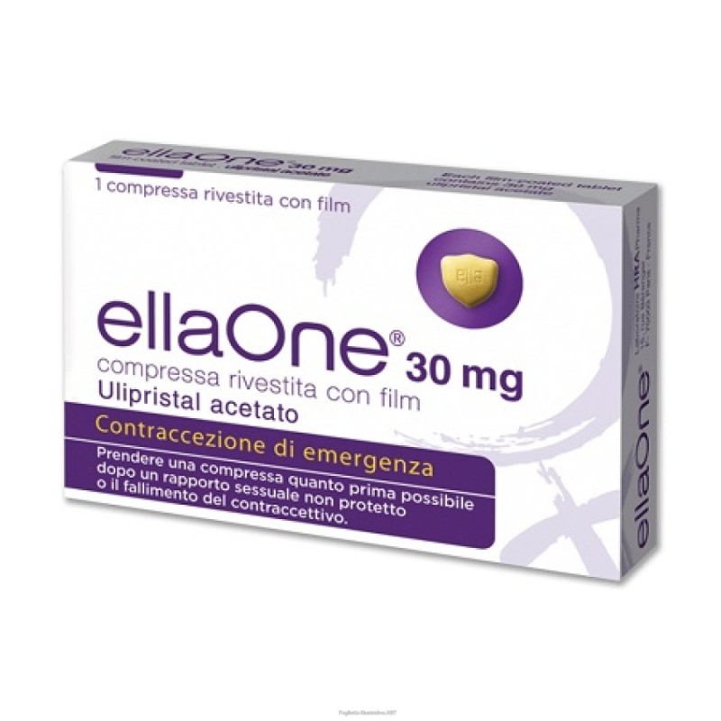 Gmm Farma Ellaone 30 Mg Compressa Rivestita Con Film Ulipristal Acetato