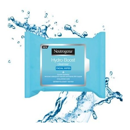 Johnson & Johnson Neutrogena Hydro Boost Salviette Struccanti 25 Pezzi