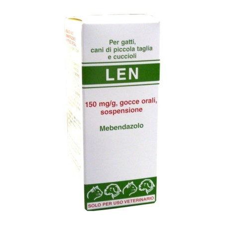 Teknofarma Len 150 Mg/g Gocce Orali Sospensione Per Gatti Cani Di Piccola Taglia E Cuccioli