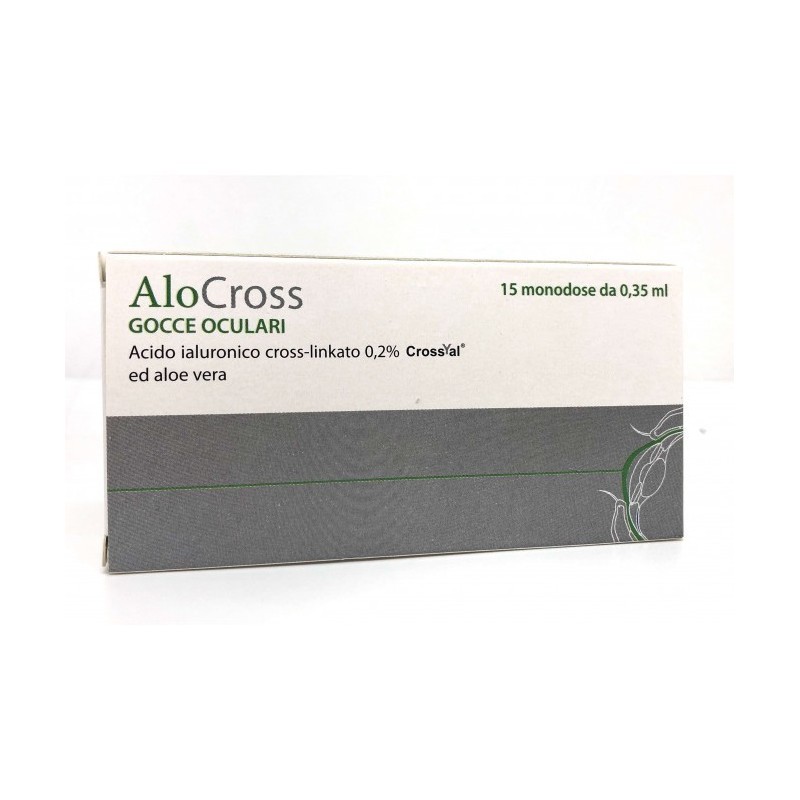 Offhealth Soluzione Oftalmica Lubrificante A Base Di Acido Ialuronico Sale Sodico Cross Linkato 0,20% Alocross 15 Oftioli 0,35 M