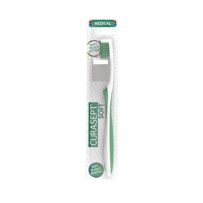 Spazzolino Curasept Soft Medical Verde