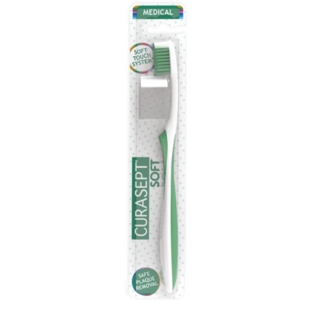 Spazzolino Curasept Soft Medical Verde