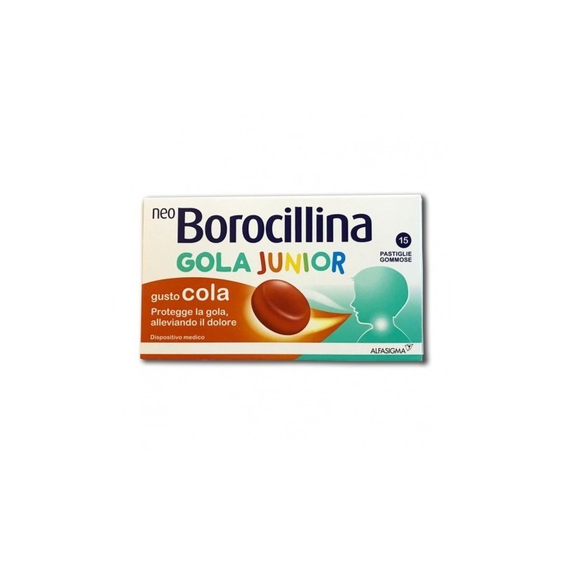 Alfasigma Neoborocillina Gola Junior 15 Pastiglie Gommose