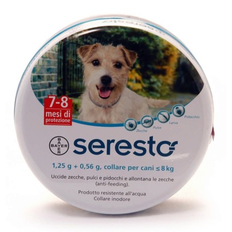 Elanco Italia Seresto 1,25 G + 0,56 G, Collare Per Cani