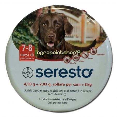 SERESTO*CANI 4,50+2,03G DA 8KG