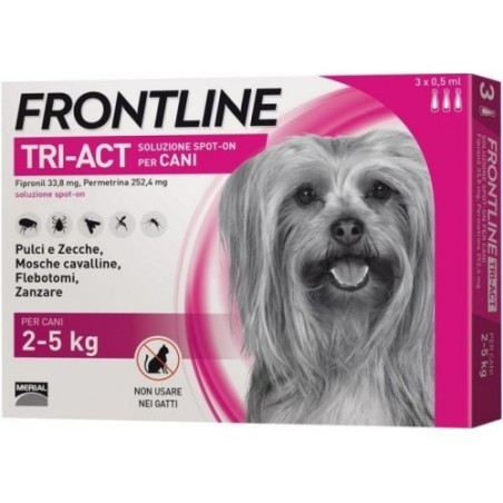 Boehringer Ing. Anim. H. It. Frontline Tri-act Soluzione Spot-on Per Cani Di 2-5 Kg