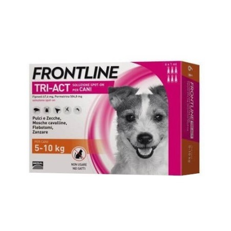 Boehringer Ing. Anim. H. It. Frontline Tri-act Soluzione Spot-on Per Cani Di 5-10 Kg