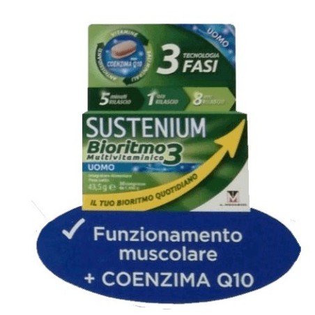 A. Menarini Ind. Farm. Riun. Sustenium Bioritmo3 Uomo Adulto 30 Compresse