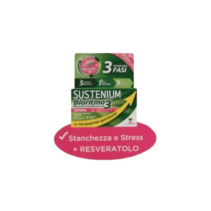 A. Menarini Ind. Farm. Riun. Sustenium Bioritmo3 Donna Adulta 30 Compresse