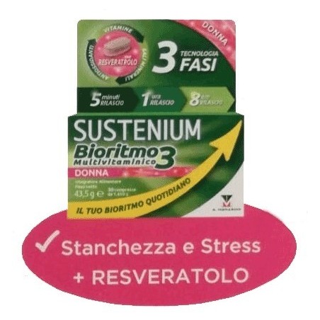 A. Menarini Ind. Farm. Riun. Sustenium Bioritmo3 Donna Adulta 30 Compresse