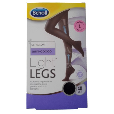 Dr. Scholl's Div. Rb Healthcare Scholl Collant Light Legs 40 Denari Nero Large 1 Paio