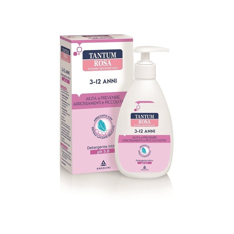 Angelini Tantum Rosa 3-12 Anni Detergente Intimo 200 Ml