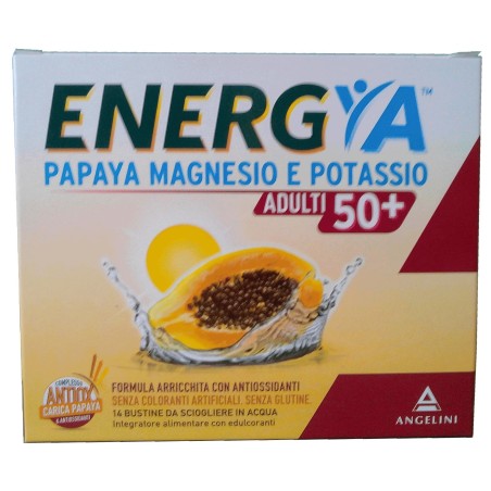 Angelini Energya Papaya Magnesio Potassio 50+ 14 Bustine