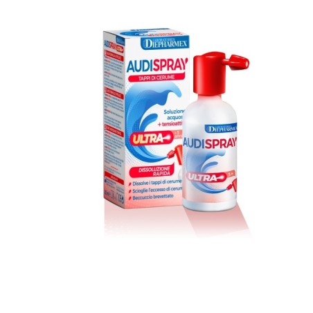 Pasquali Audispray Ultra +3 Anni Soluzione Acquosa + Tensioattivi Spray Tappi Di Cerume 20 Ml