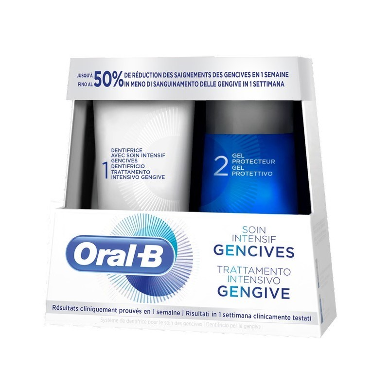 Procter & Gamble Oral-b Trattamento Intensivo Gengive 85 Ml + 63 Ml