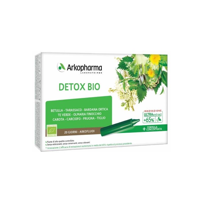 Arkofarm Arkofluidi Detox Bio 20 Fiale